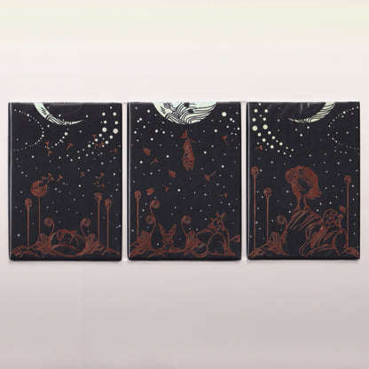 Under The Moon Inner Circle Triptych Set (#091/150) [AUCTION]