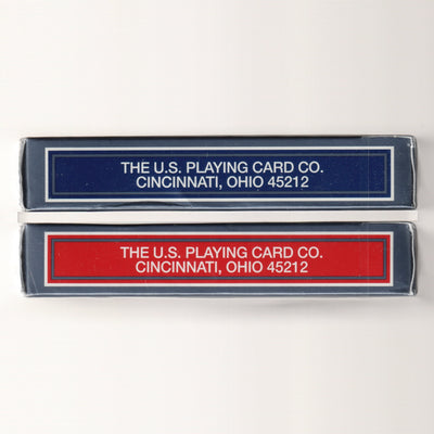 Bicycle Vintage Design New Fan Back (Red & Blue, Ohio Made) [AUCTION]