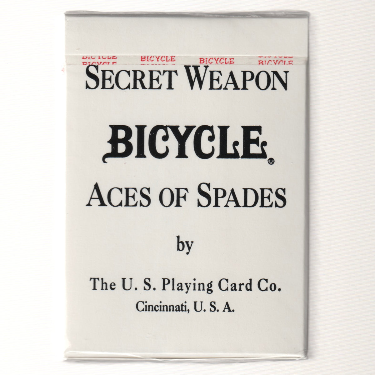Bicycle Secret Weapon Aces of Spades (1990/Desert Storm) [AUCTION]
