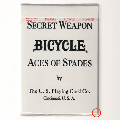 Bicycle Secret Weapon Aces of Spades (1990/Desert Storm) [AUCTION]