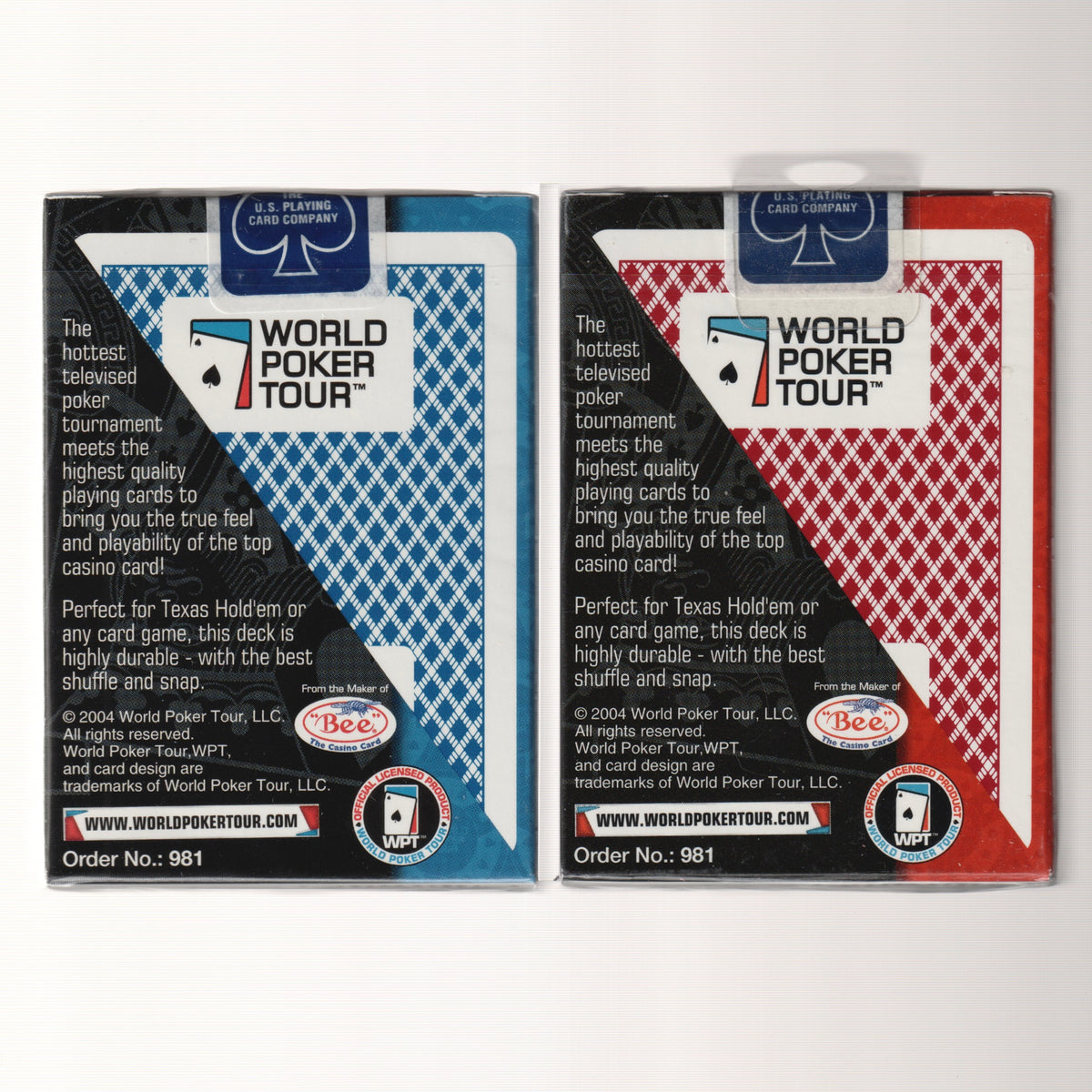 Bee World Poker Tour (V1/Blue & Red) [AUCTION]