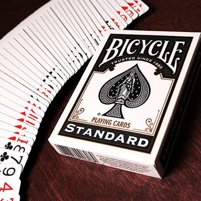 Bicycle Black Rider Back Playing Cards