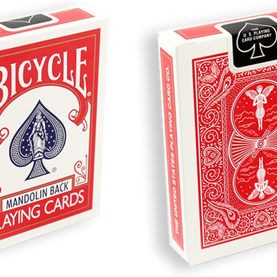 Bicycle Playing Cards 809 Mandolin Red by USPCC