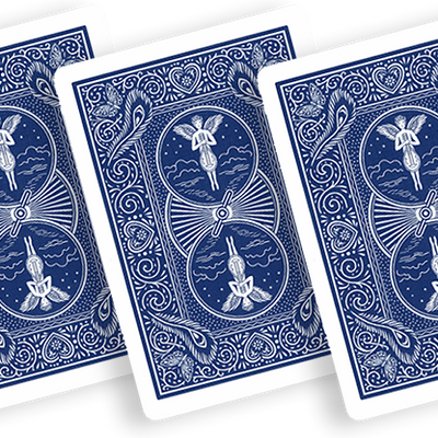Bicycle Playing Cards 809 Mandolin Blue by USPCC