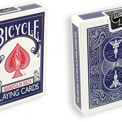 Bicycle Playing Cards 809 Mandolin Blue by USPCC