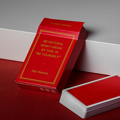 Magic Notebook Deck - Limited Edition (Red) by The Bocopo Playing Card Company