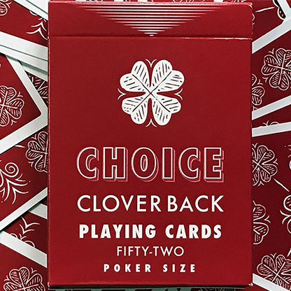 Choice Cloverback (Red) Playing Cards