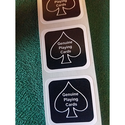BLACK New Deck Stickers (100 SEALS)