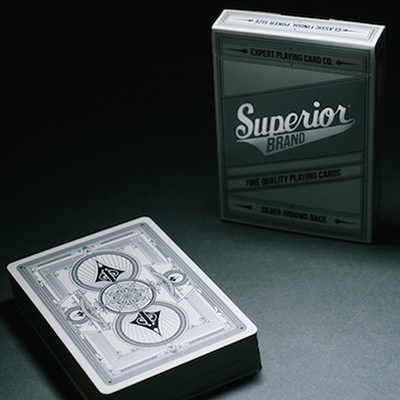 Superior Silver Arrow Playing Cards by Expert Playing Card Co