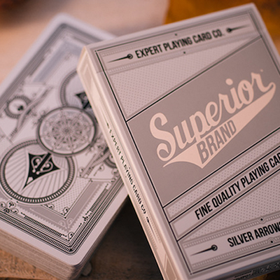 Superior Silver Arrow Playing Cards by Expert Playing Card Co