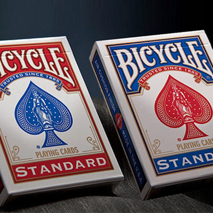 Bicycle Standard Playing Cards in Mixed Case Red/Blue(12pk)with individual hang tabs on deck by USPCC