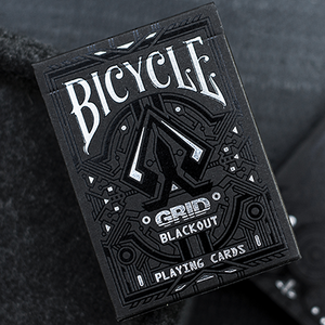 Limited Edition Bicycle Grid Blackout Playing Cards