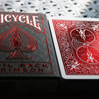 Bicycle Rider Back Crimson Luxe (Red) Version 2 by US Playing Card Co