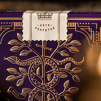 Monarch Royal Edition (Purple) Playing Cards by theory11