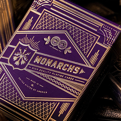 Monarch Royal Edition (Purple) Playing Cards by theory11