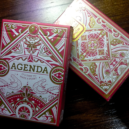 Agenda Red Premium Edition Playing Cards