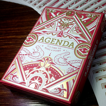 Agenda Red Premium Edition Playing Cards