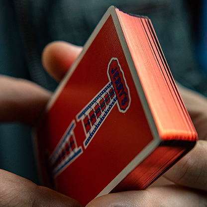 Gilded Vintage Feel Jerry's Nuggets (Red) Playing Cards