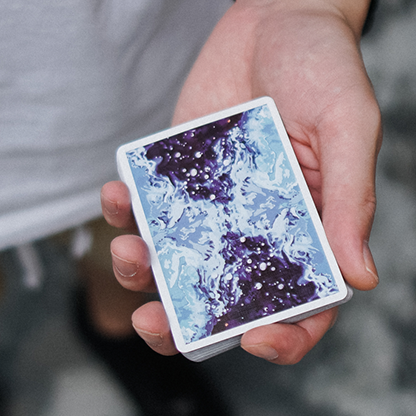 Fluid Art Blue (Cardistry Edition) Playing Cards