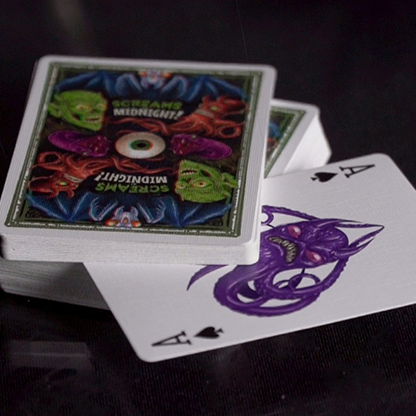 Screams at Midnight Playing Cards (3D-Glasses INCLUDED)