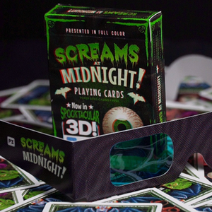 Screams at Midnight Playing Cards (3D-Glasses INCLUDED)