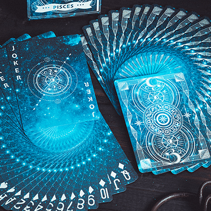 Solokid Constellation Series v2 (Pisces) Playing Cards by Solokid Playing Card Co.