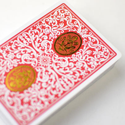 Royal Zen (RED/GOLD) Playing Cards by Expert Playing Cards