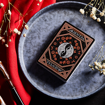 Oriental Memory Black playing Cards
