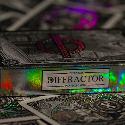 London Diffractor Silver Playing Cards