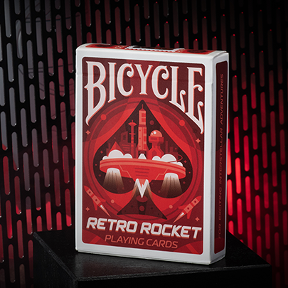 Retro Rocket Playing Cards