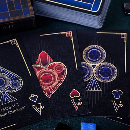Mosaic BLUE DIAMOND Playing Cards