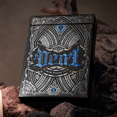 Deal with the Devil (Cobalt Blue) UV Playing Cards by Darkside Playing Card Co