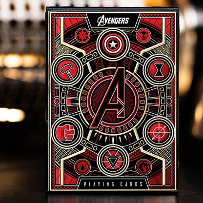 Avengers: Red Edition Playing Cards by theory11