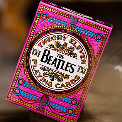 The Beatles (Pink) Playing Cards by theory11
