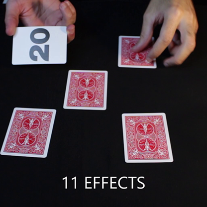 Bicycle Special NUMBERS Blue Playing Cards (plus 11 Online Effects)