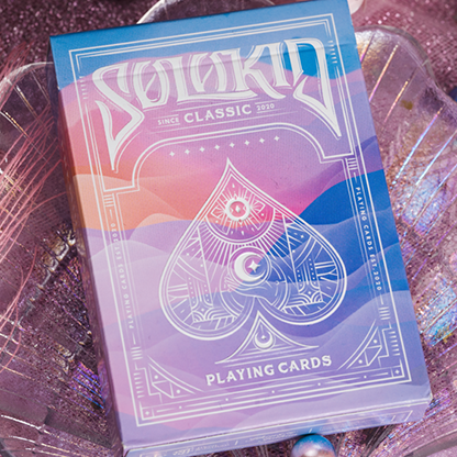Solokid Rainbow Dream (Purple Blue) Playing Cards by Solokid Playing Card Co.