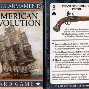 Arms and Armaments of the American Revolution Playing Cards