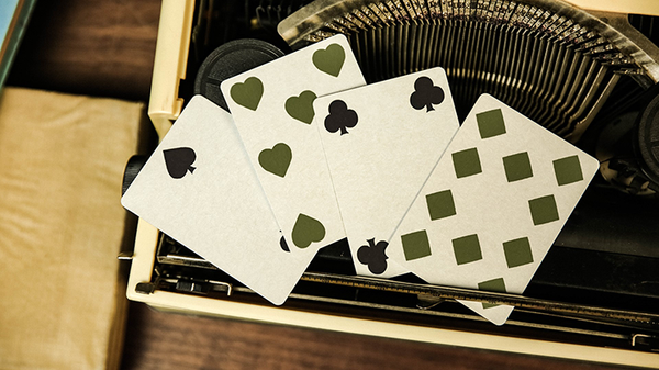 Reminisce (Green) Playing Cards