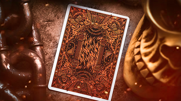 Sacred Fire (Eternal Flame) Playing Cards by Riffle Shuffle