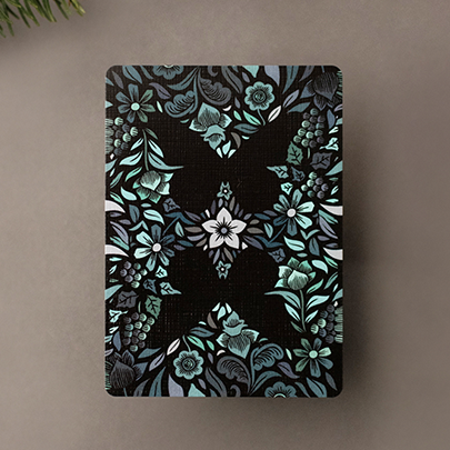 Butterfly Seasons Marked Playing Cards (Winter)