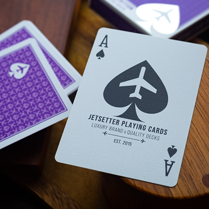 Lounge Edition in Passenger Purple by Jetsetter Playing Cards