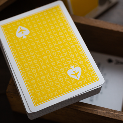 Lounge Edition in Taxiway Yellow by Jetsetter Playing Cards