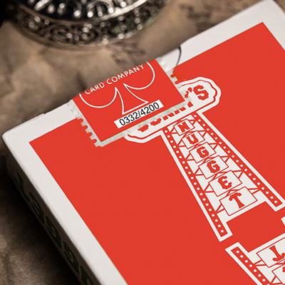 Jerry's Nugget (Atomic Red) Marked Monotone Playing Cards