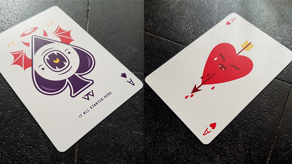 Evil V2 Playing Cards by Thirdway Industries