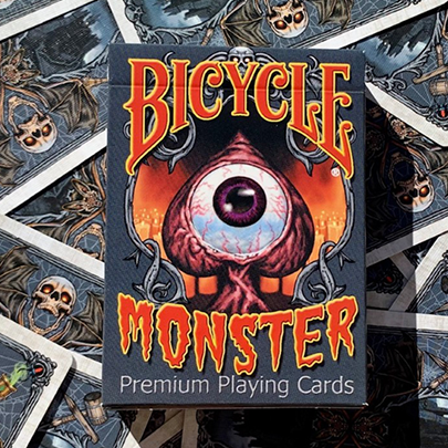 Gilded Bicycle Monster V2 Playing Cards