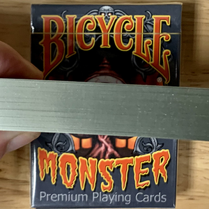 Gilded Bicycle Monster V2 Playing Cards
