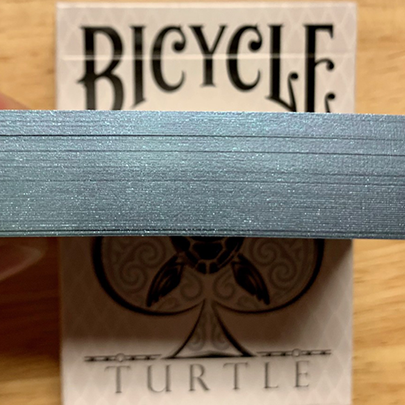 Gilded Bicycle Turtle (Sea) Playing Cards