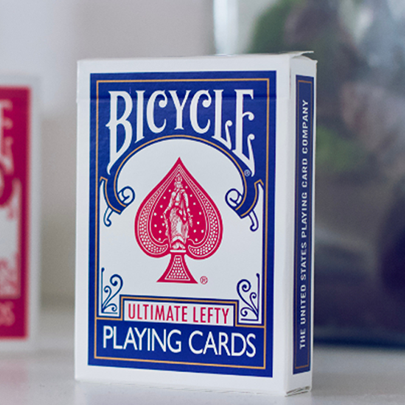 Bicycle Ultimate Lefty Deck Blue (Gimmicks and Online Instructions)