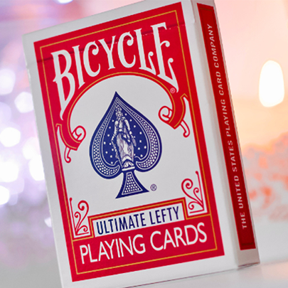 Bicycle Ultimate Lefty Deck Red (Gimmicks and Online Instructions)