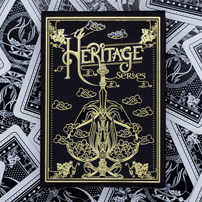 The Heritage Series Spades Playing Cards